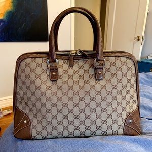 Gucci Double Zip Tote